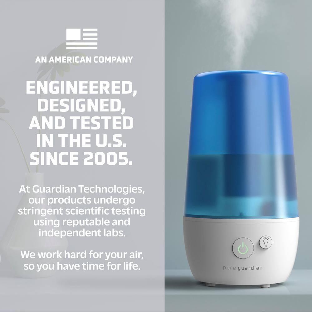 Guardian Technologies PureGuardian 1 Gal. Cool Mist Ultrasonic Tower Humidifier 320 Sq. Ft.