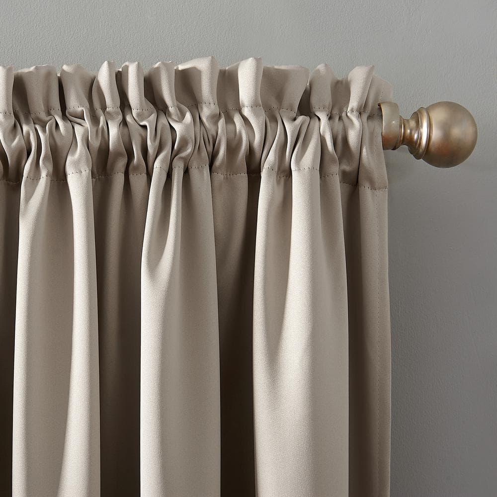 Sun Zero Sun Zero Oslo Theater Grade Extreme 100% Blackout Rod Pocket Curtain Panel
