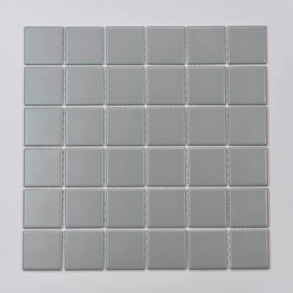 Marin 2" x 2" Square Matte Porcelain Mosaic Tile