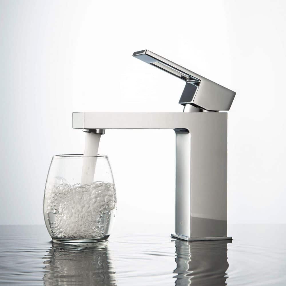 Cube Single-Hole Single-handle Bathroom Faucet
