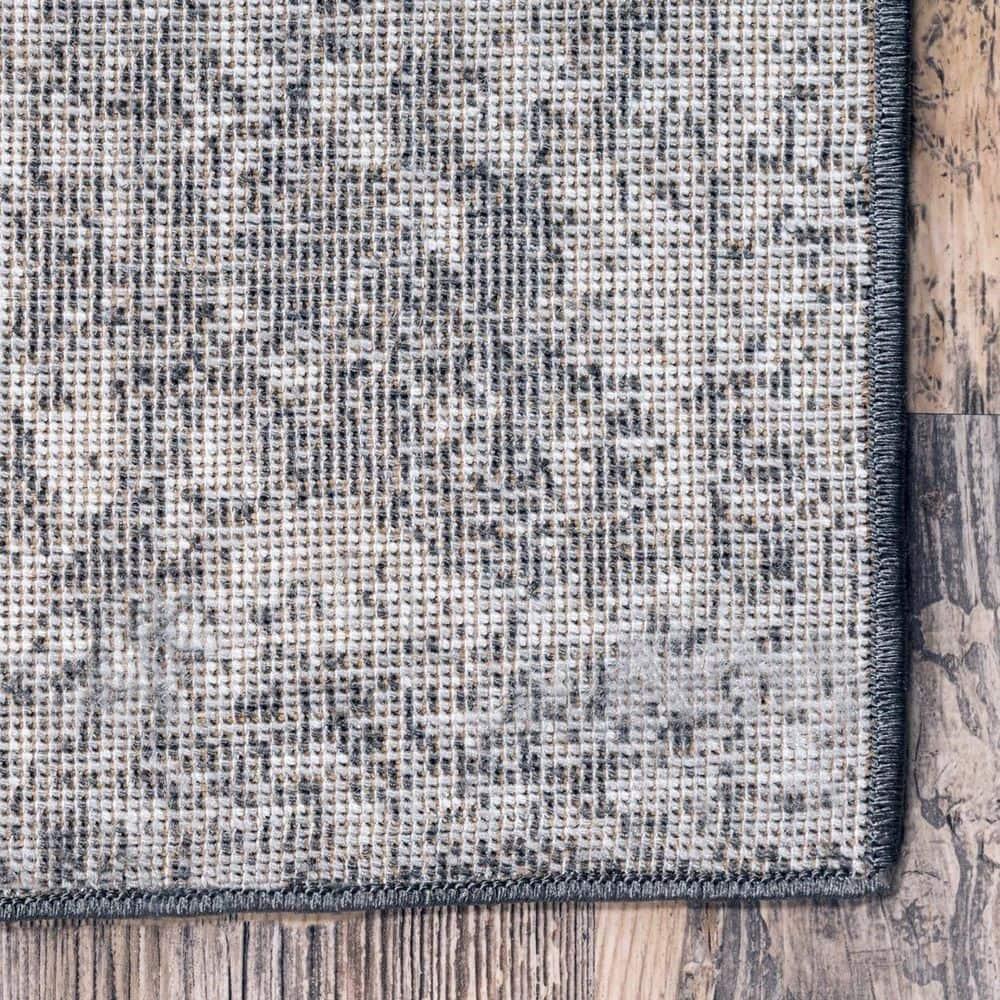 Unique Loom 7' 10 x 10' 0 Rectangle Sofia Dark Gray Area Rug