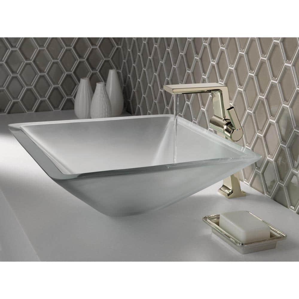 Pivotal Single Hole Bathroom Faucet with Drain Assembly and Diamond™ Seal Technology