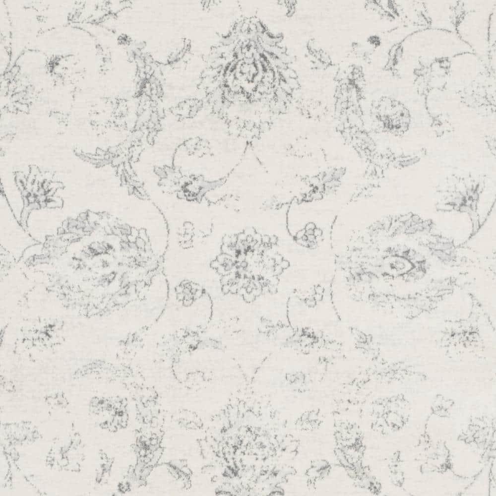 Carnegie CNG621 Power Loomed Area Rug - Cream/Grey - 6'7"x9'2" - Safavieh.