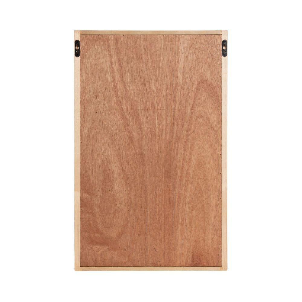 Kate & Laurel All Things Decor 30" Ori Rattan/Wood Wall Shelf Natural