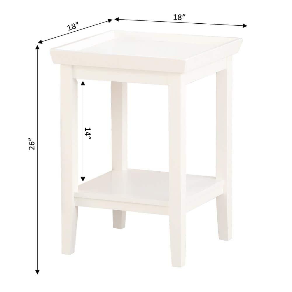 HomeStock Island Oasis End Table with Shelf