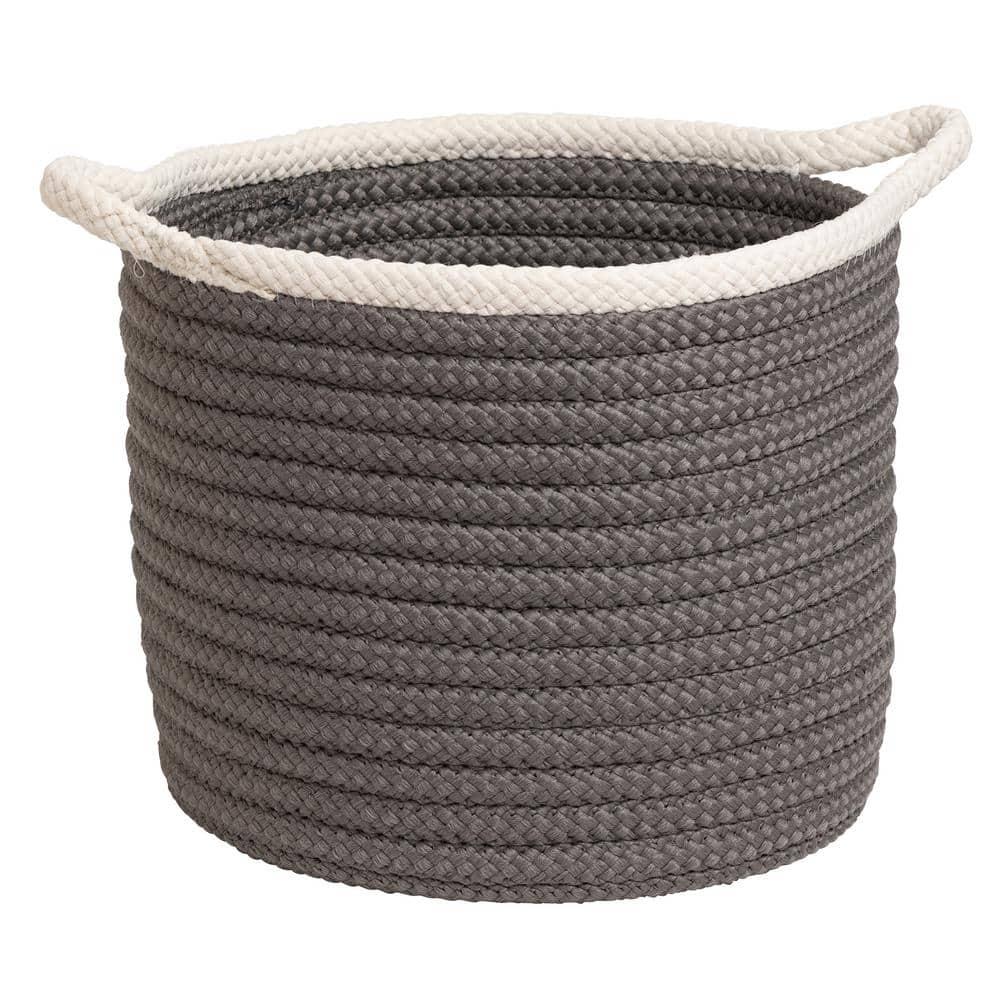 Colonial Mills Sonoma Indoor/Outdoor Basket - Grey 12"x12"x10"