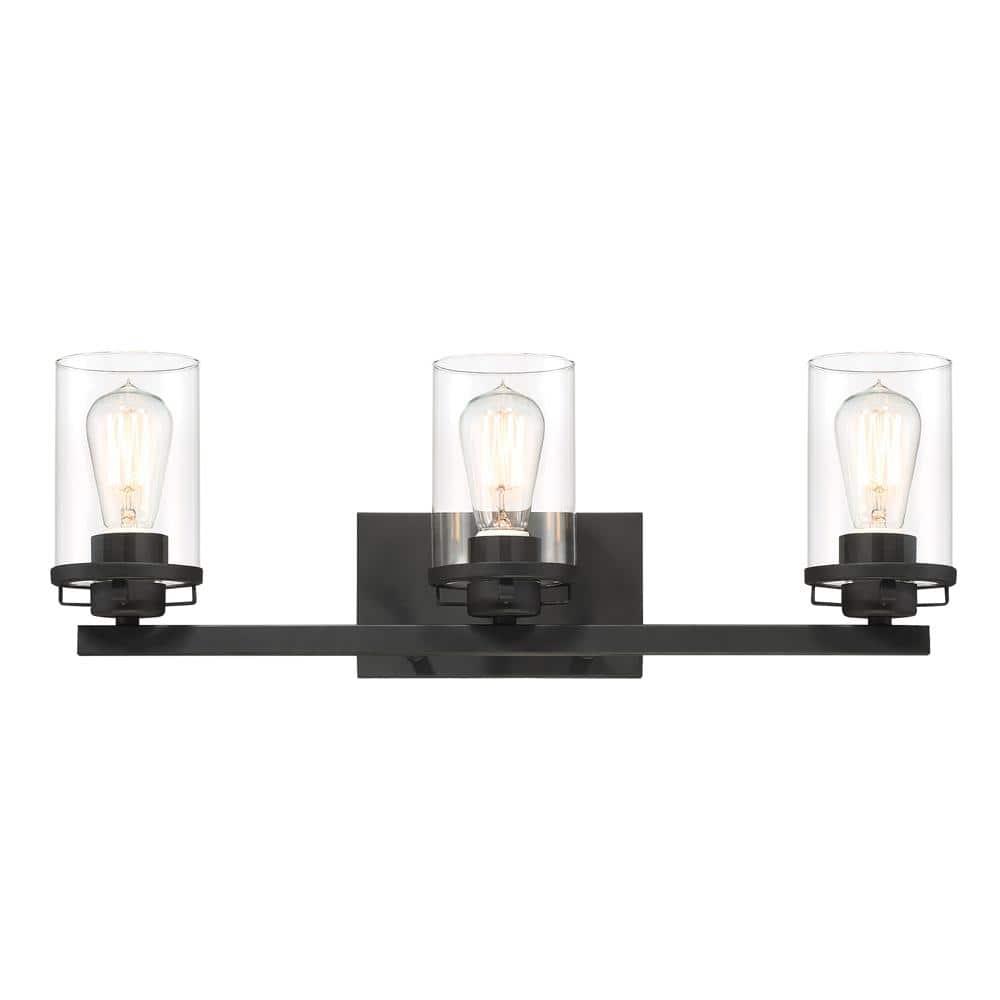 Designers Fountain 93303-BK Jedrek 3 Light Bath in Black