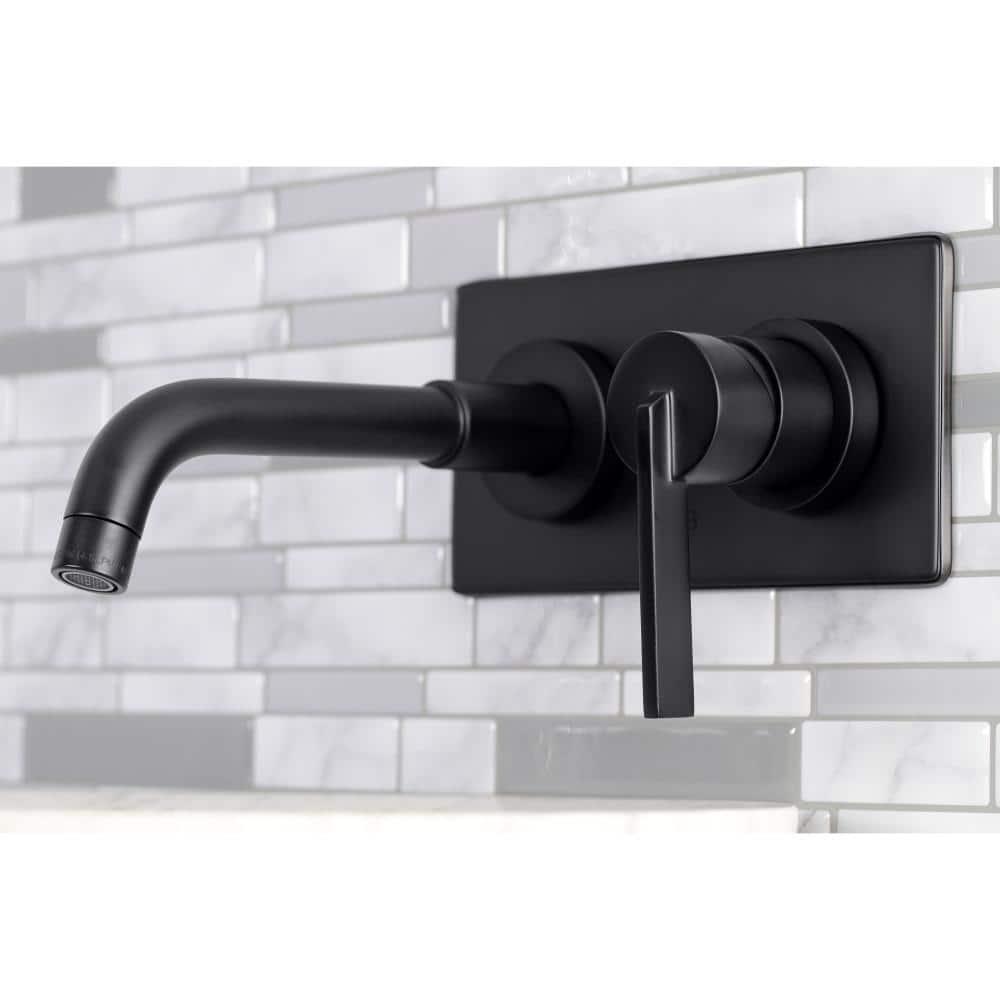 Kingston Brass Concord Single-Handle 2-Hole Wall Mount Bathroom Faucet
