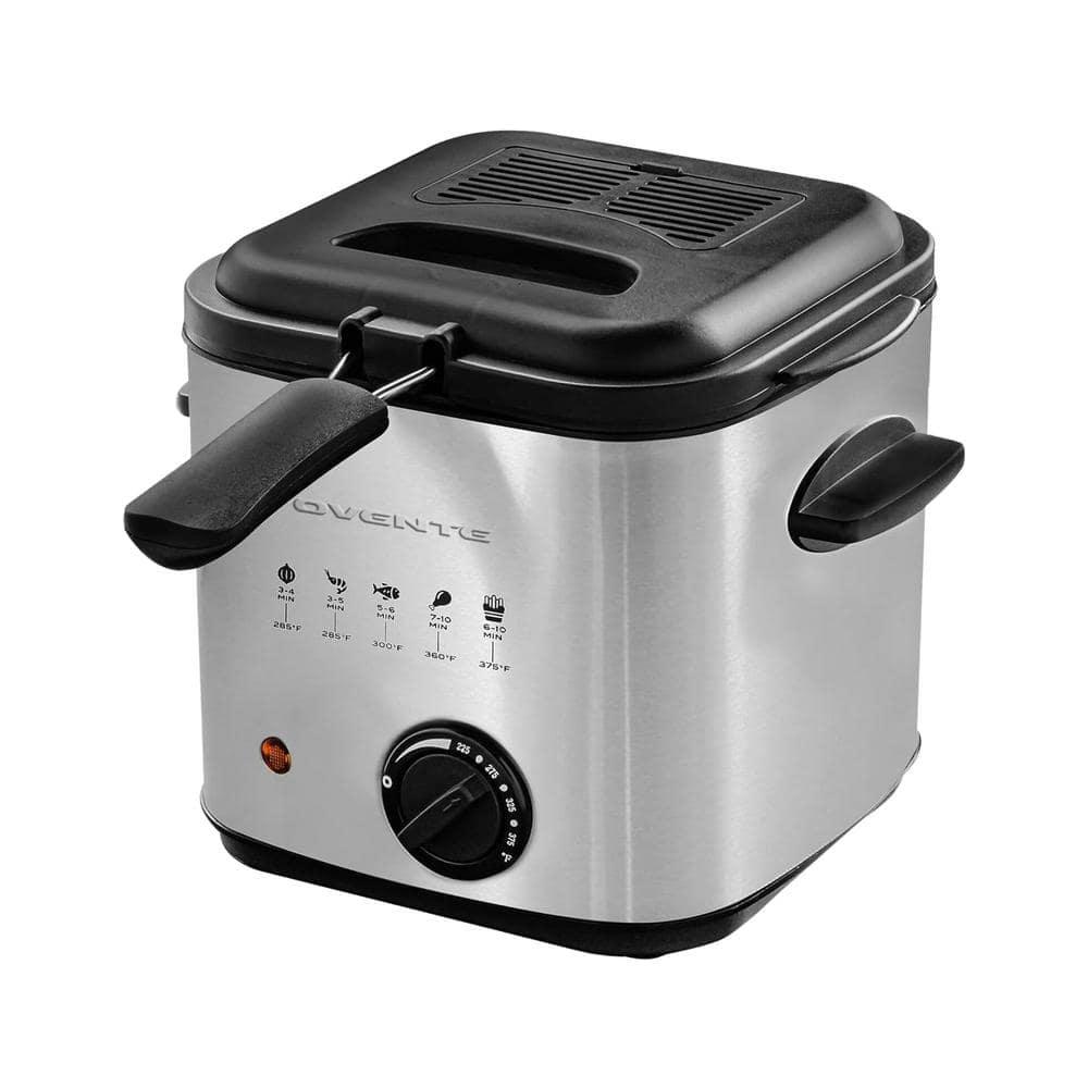Ovente OVENTE 1.5 Liter Electric Deep Fryer with Frying Basket