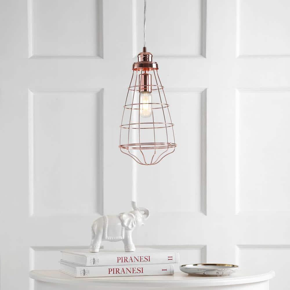 Henni 7.5" Pendant - PND4037 - Rose/Gold - Safavieh