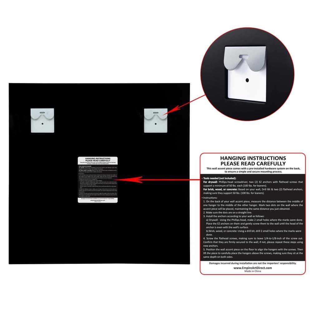 Empire Art Direct Frameless Beveled Prism Wall Mirror - Clear 24 in. x 0.39 in. x 24 in.