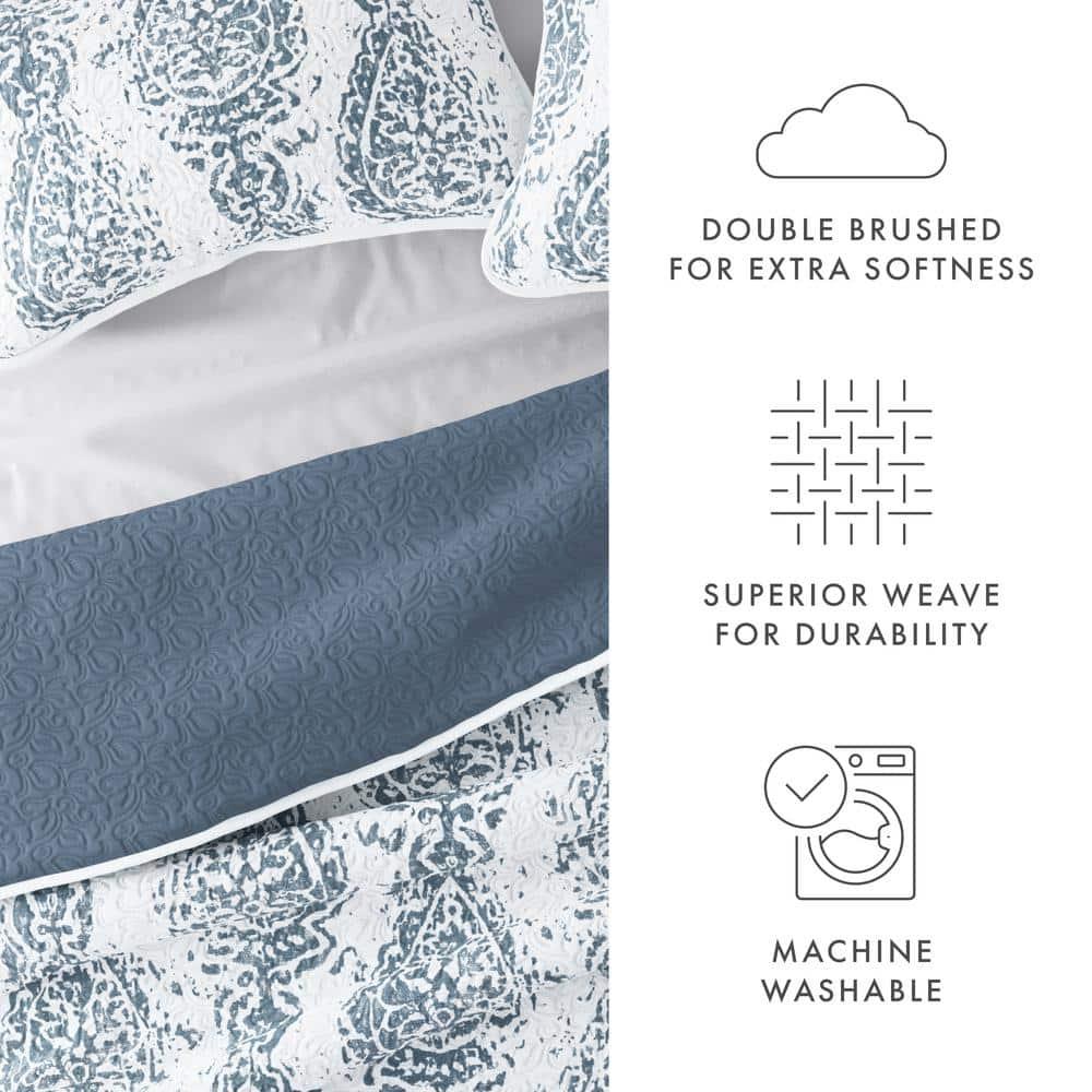 Becky Cameron Damask Quilt Set