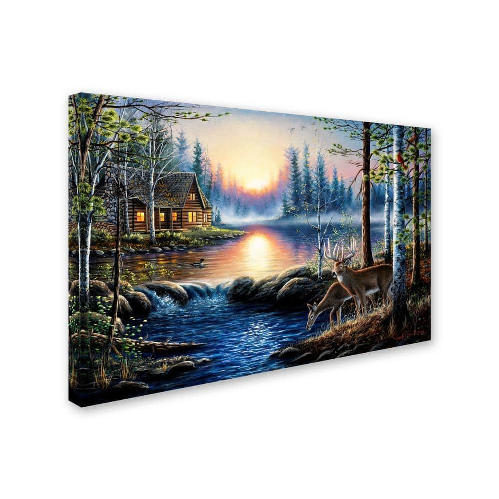 Trademark Fine Art -Chuck Black 'Total Bliss' Canvas Art - 22''x32''
