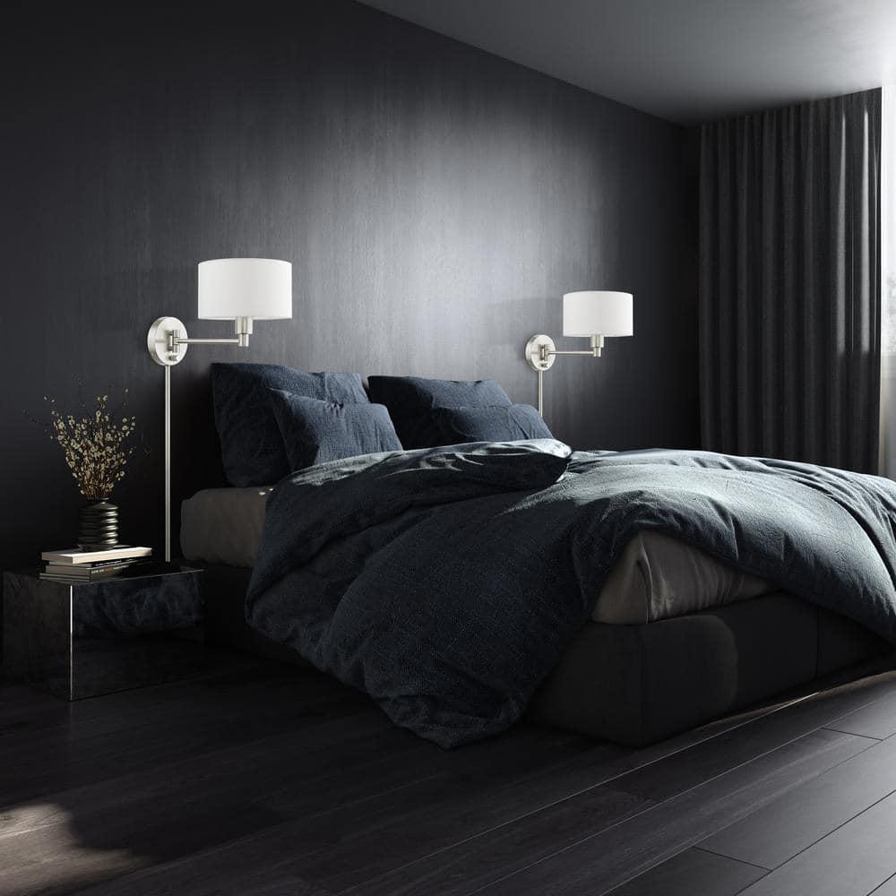 Livex Lighting 1 - Light Wall Light in  Brushed Nickel