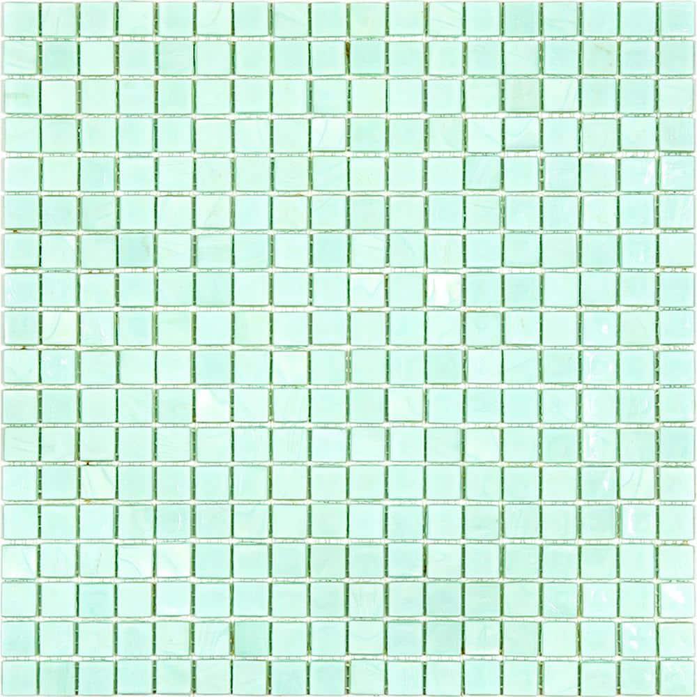 Skosh 0.6" x 0.6" Glass Grid Mosaic Wall & Floor Tile