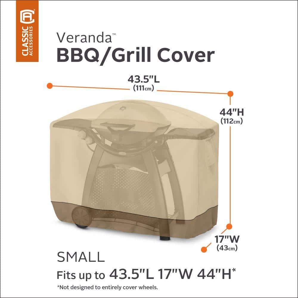 Classic Accessories Veranda Water-Resistant 43.5 Inch BBQ Grill Cover