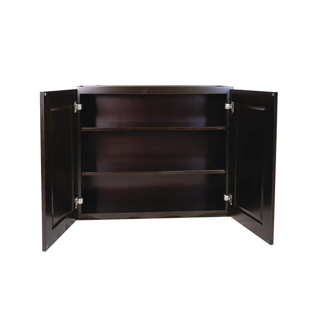 Design House Brookings Mueble de Pared Agitador de 3336 Pulgadas, Marrón, sin Montar, 33 X 36 Pulgadas