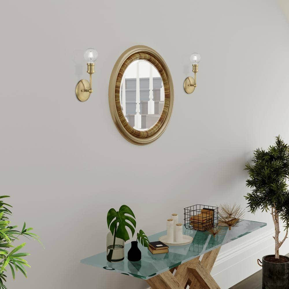 Livex Lighting Lansdale 1 - Light Vanity in  Antique Brass