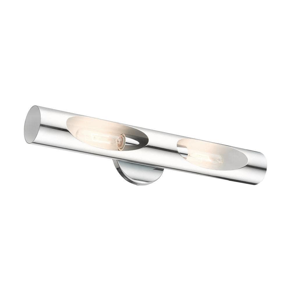 Livex Lighting Novato 2 - Light Wall Light in  Polished Chrome