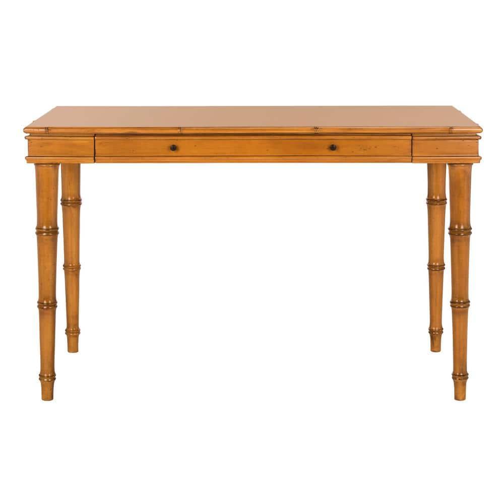 Noely  1 Drawer Writing Desk - DSK3500 - Brown - Safavieh