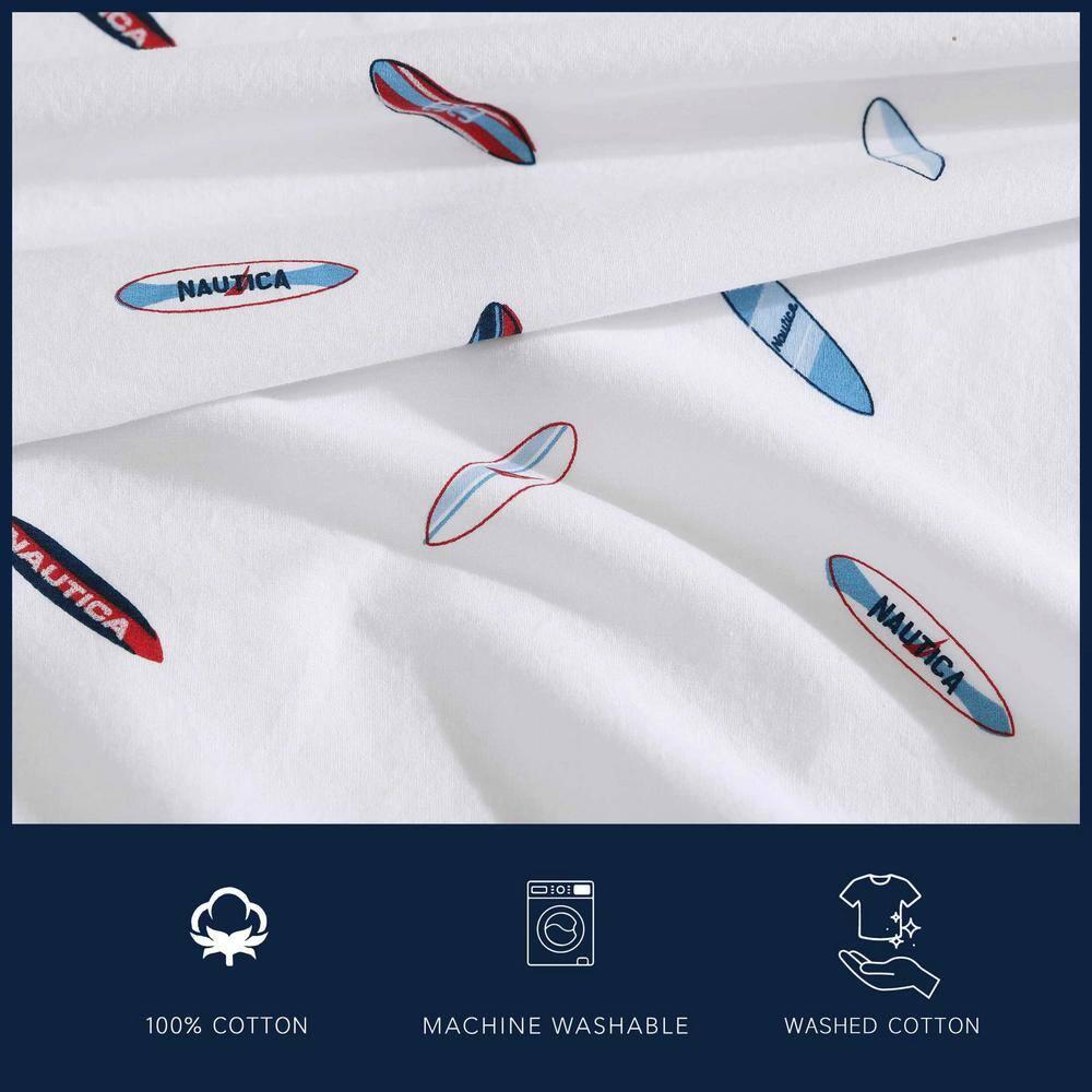 Nautica Nautica Printed Cotton Percale Sheet Sets
