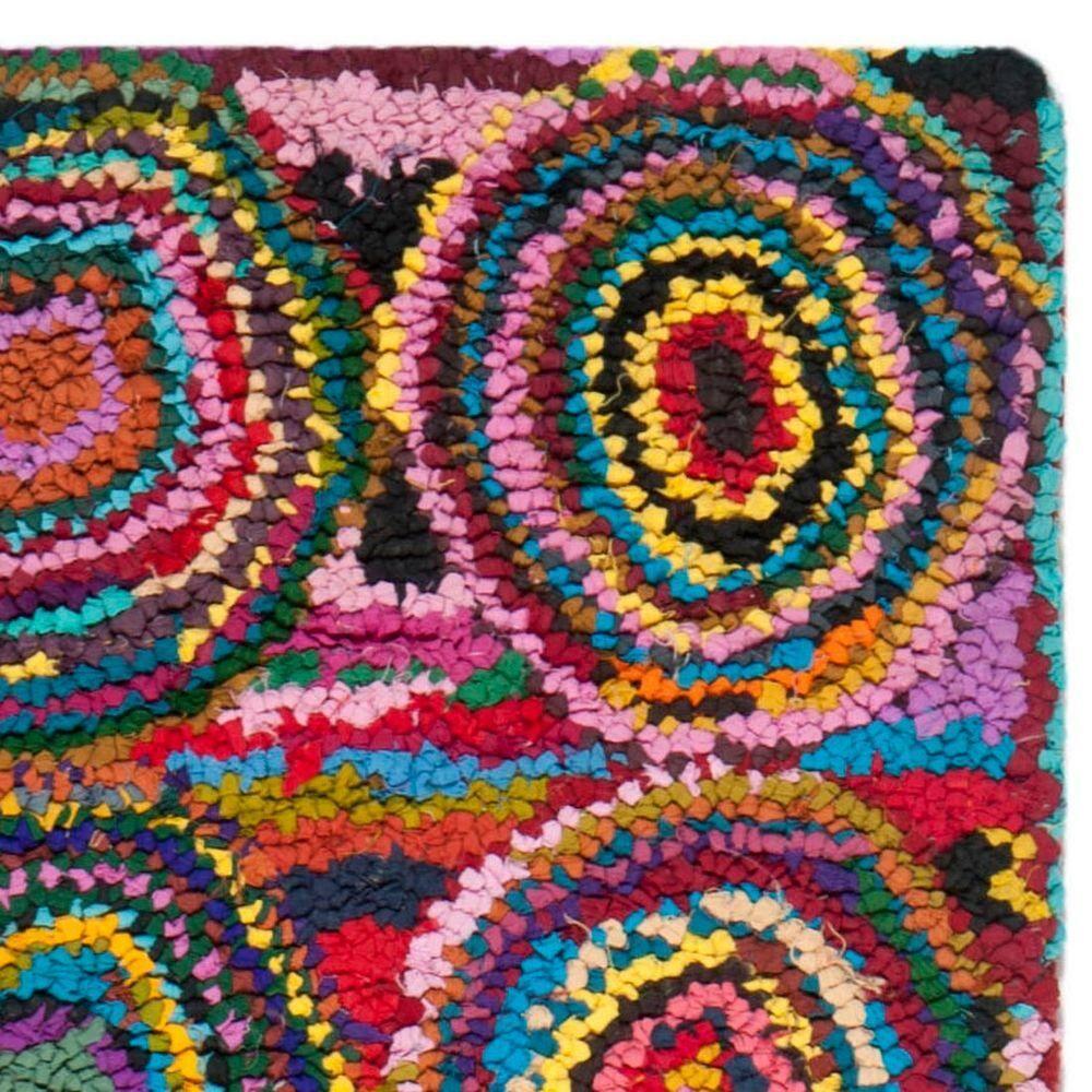Nantucket NAN143 Hand Tufted Area Rug - Pink/Multi - 6'x9' - Safavieh.