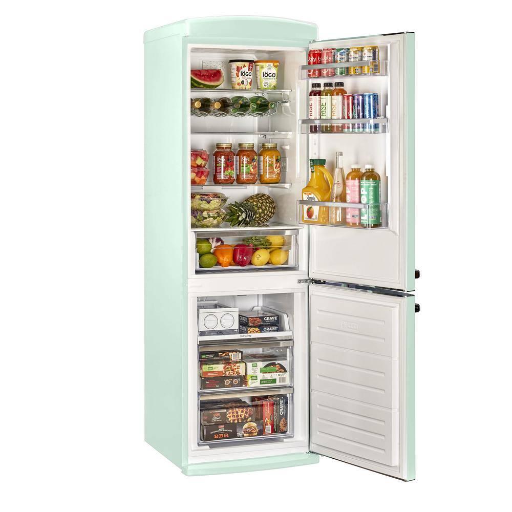 Unique Appliances Classic Retro 24 In 12 Cu.ft Bottom Mount Fridge Auto Defrost, Energy Star Certified, Counter Depth UGP-340L LG AC