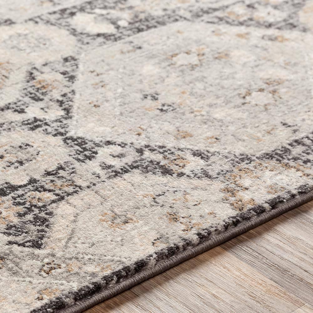Mark&Day Area Rugs, 4x6 Geelbroek Traditional Black Area Rug (4'3" x 5'7")