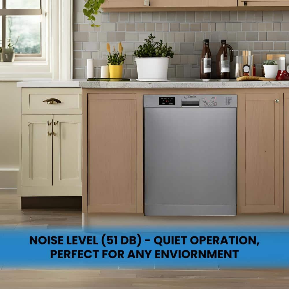 Equator Europe 24" Built in 14 place Dishwasher in Stainless
