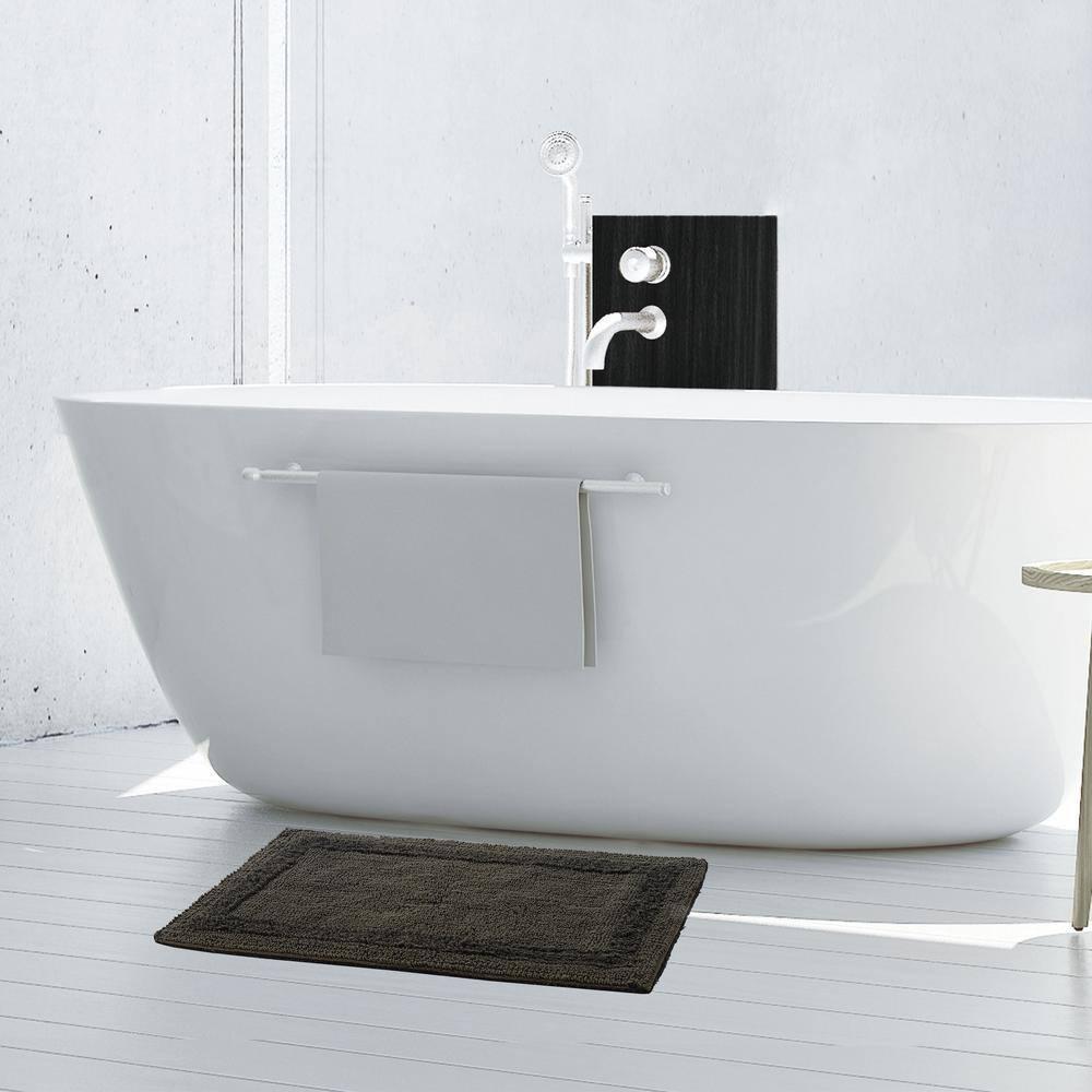 French Connection French Connection Hearn Rectangle Cotton Blend Bath Rug