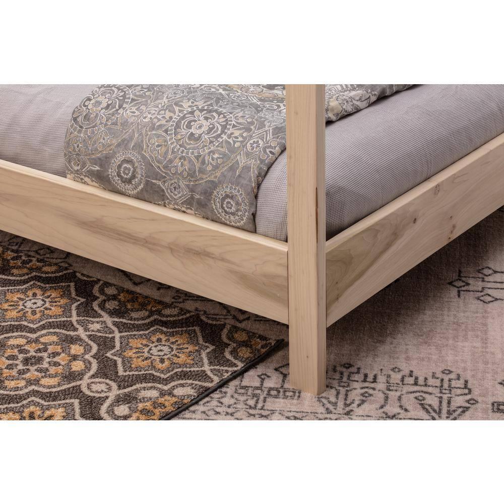 American Furniture Classics King Size Canopy Bed with Raised Platform