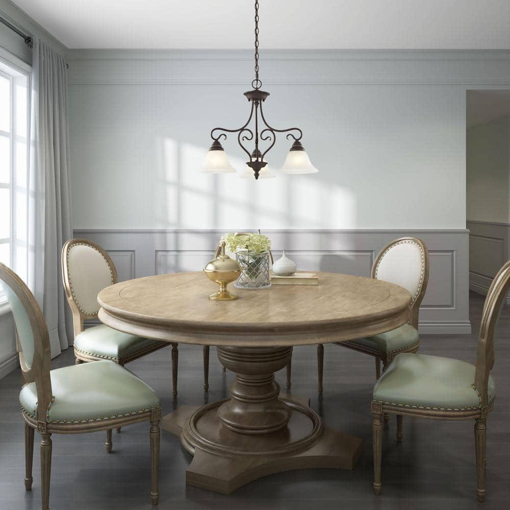 Livex Lighting Coronado 3 - Light Chandelier in  Bronze