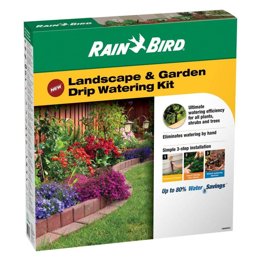 Rain Bird LNDDRIPKIT Drip Irrigation Landscape & Garden Watering 108 Piece Kit