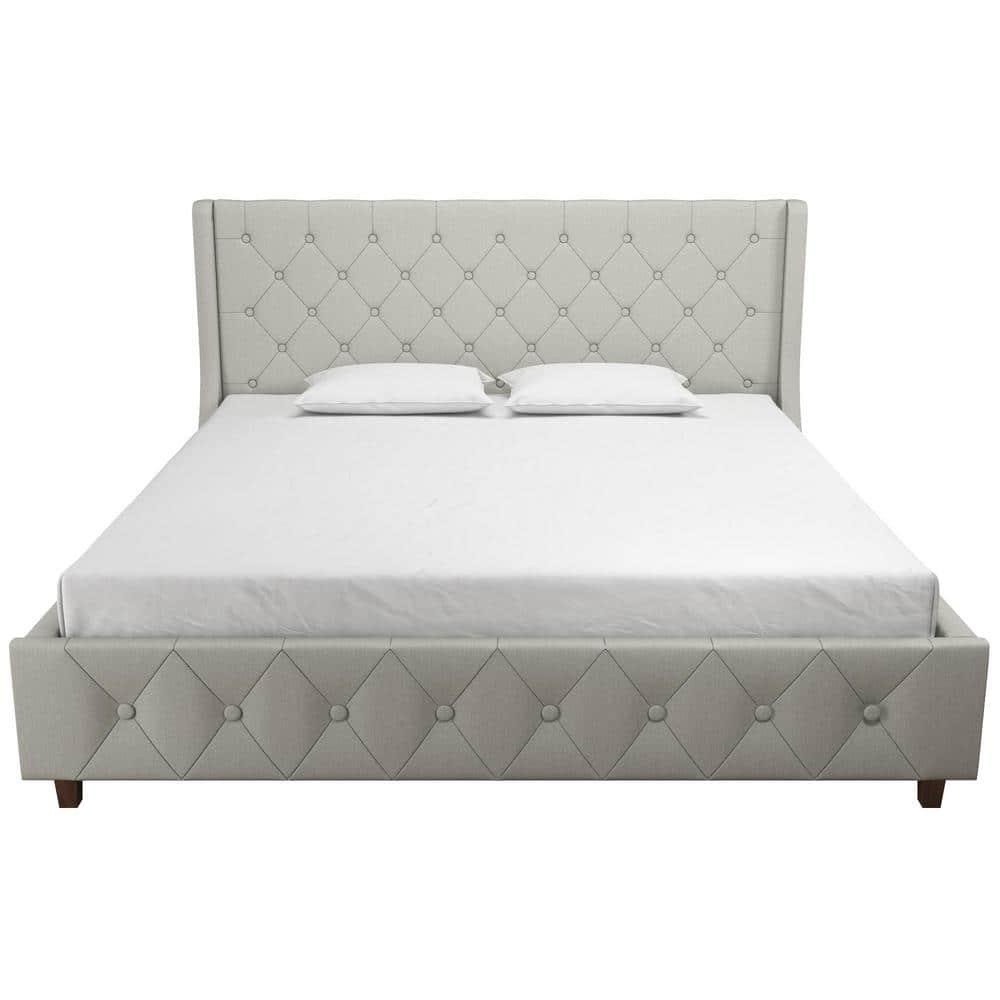 CosmoLiving by Cosmopolitan Mercer Tufted Upholstered Platform Bed