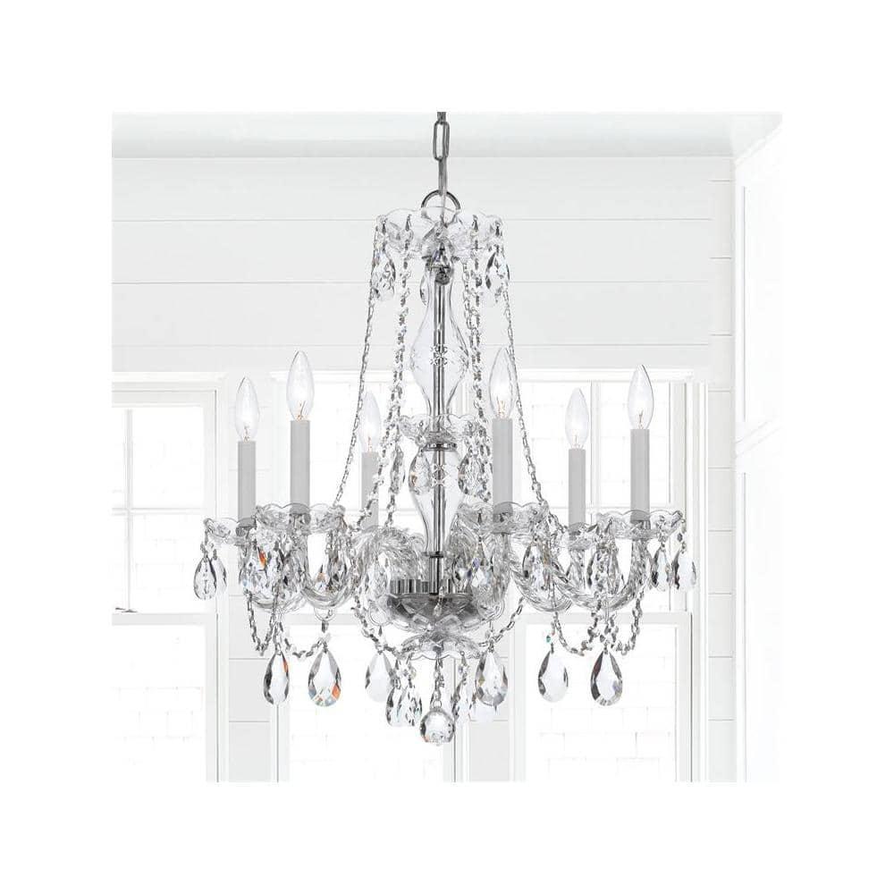 House of Hampton® Kimmori 6 - Light Glass Dimmable Chandelier