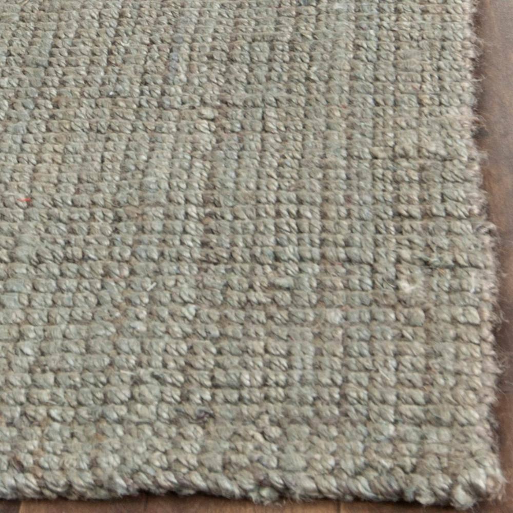 Natural Fiber NF730 Hand Woven Runner Rug - Green/Grey - 2'3"x9' - Safavieh.