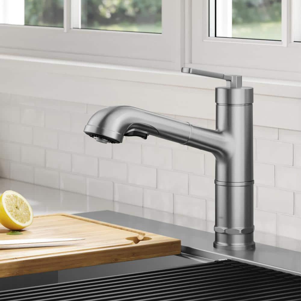 Allyn Pull-Out Single Handle Kitchen Faucet