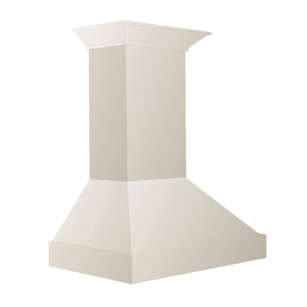 ZLINE 30 in. Convertible Vent Wooden Wall Mount Range Hood in Antigua & Walnut