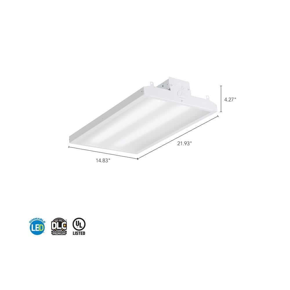Lithonia Lighting LED High Bay,22"L,15 1/4"W,4 3/8"H,166W IBE 22LM MVOLT 50K