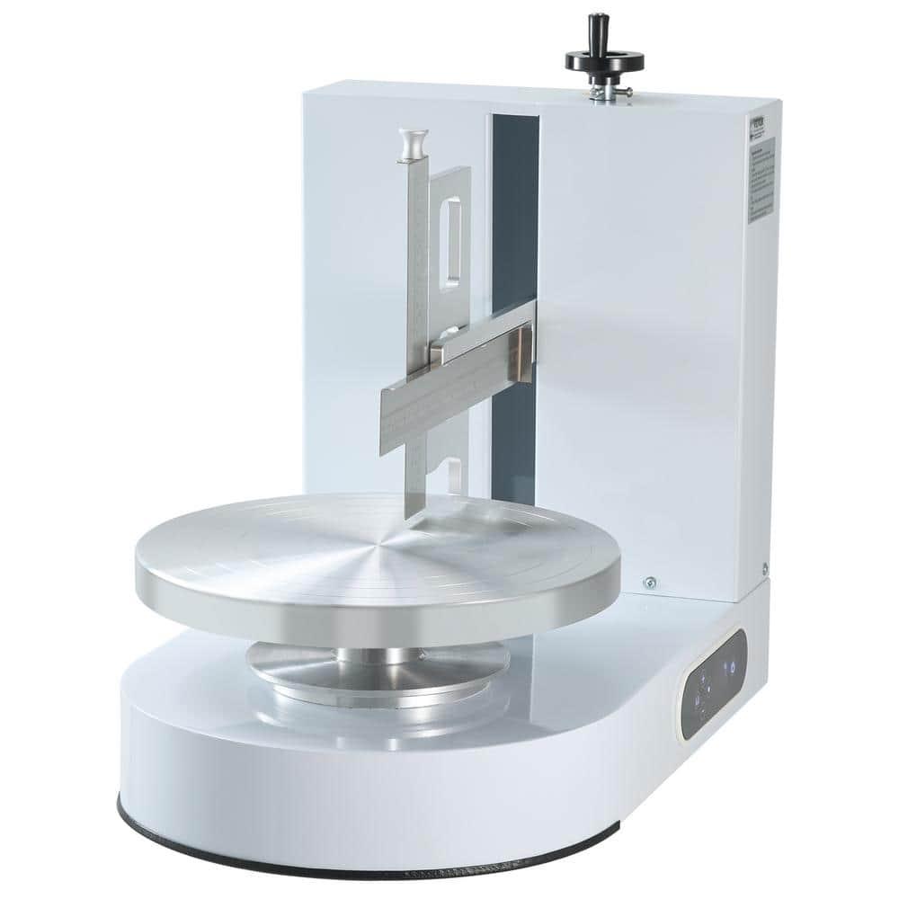 VEVOR Cake Decorating Machine, Cake Cream Spreading Coating Smearing Machine, Low Noise Cake Frosting Machine, Turntable with Adjustable Scraper