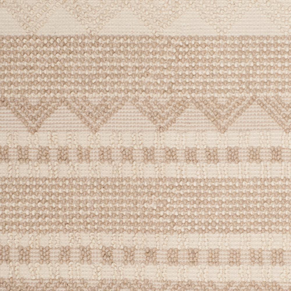 Winchester Geometric Hand-Woven Flatweave Wool/Cotton Beige/Ivory Area Rug