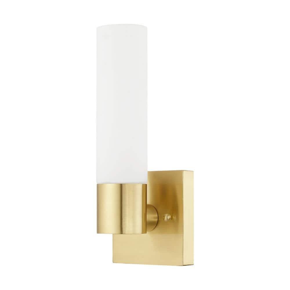 Livex Lighting Aero 1 - Light Sconce in  Satin Brass