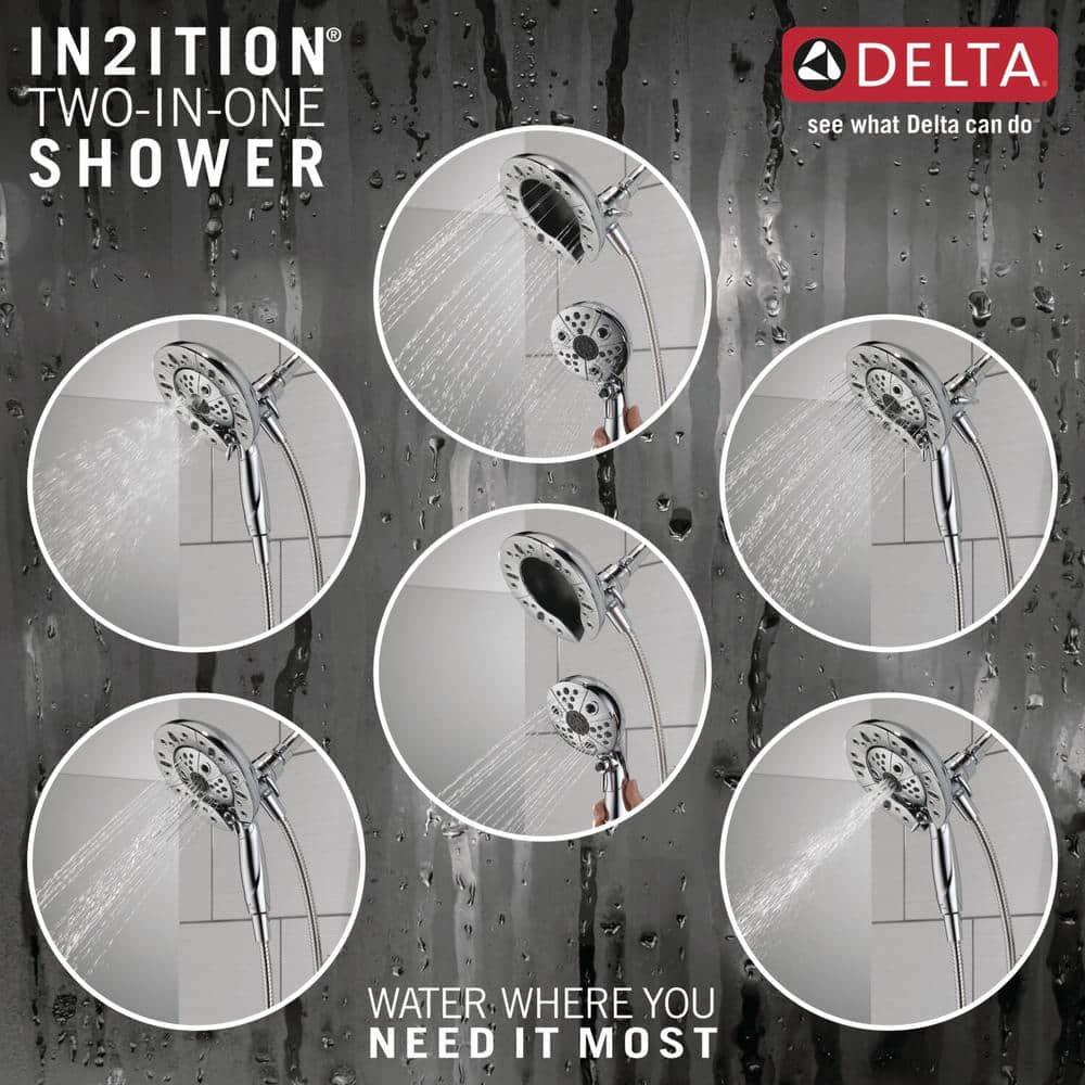 Vesna Single-Function Tub Shower Faucet Set, Shower Trim Kit with In2ition Shower Head and Valve