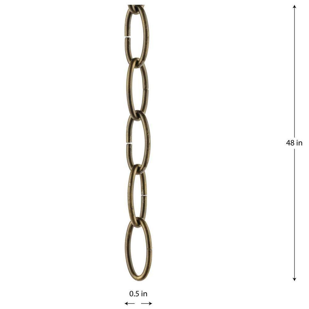 48-Inch Aged Bronze Steel Accessory Chain