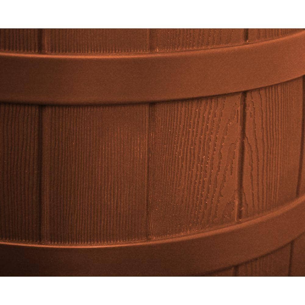 Good Ideas Good Ideas Rain Wizard Whiskey Style Rain Barrel with Overflow and Spigot