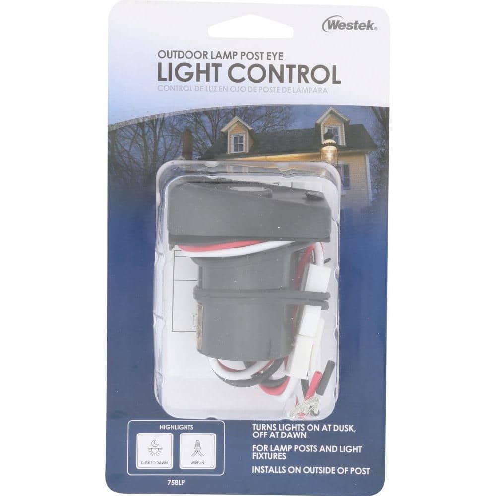 Westek 758LP Mini Post Eye Light Control, Black