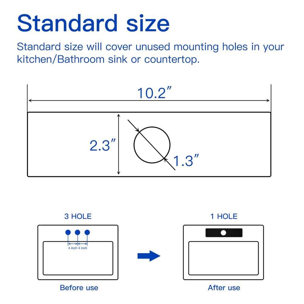 Kitchen and Bathroom Sink Deck Plate