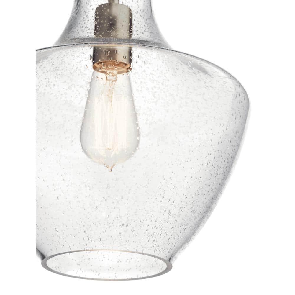 Kichler Lighting Everly 1 - Light Pendant in  Brushed Nickel