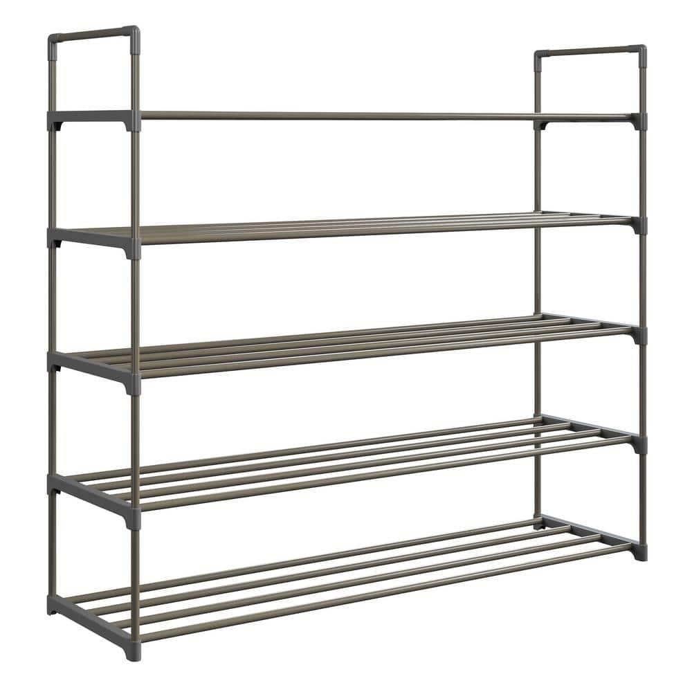 Shoe Rack with 5 Shelves Holds 30 Pairs by Home-Complete