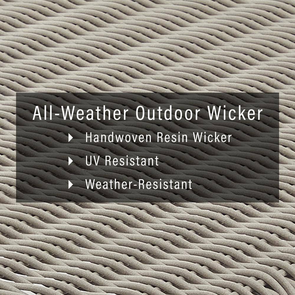 2pk Thatcher Outdoor Steel Swivel Rocking Chairs: Resin Wicker, Weather-Resistant - Crosley